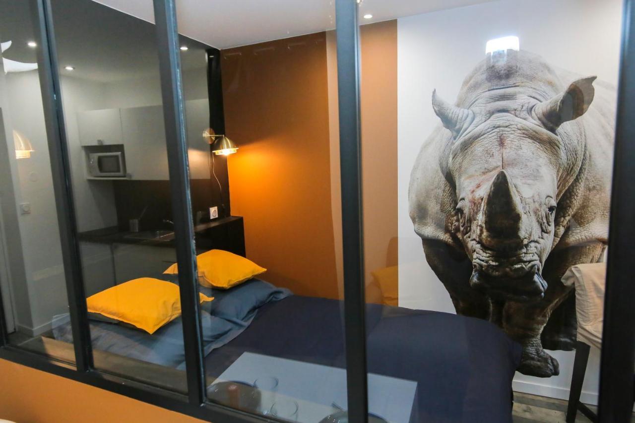 Appartement Le Rhinocéros, T1 hypercentre chic et cosy, Wifi par SOVALFI à Saint-Etienne  Extérieur photo