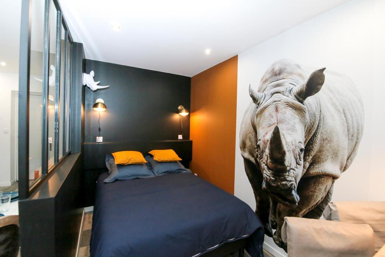 Appartement Le Rhinocéros, T1 hypercentre chic et cosy, Wifi par SOVALFI à Saint-Etienne  Extérieur photo